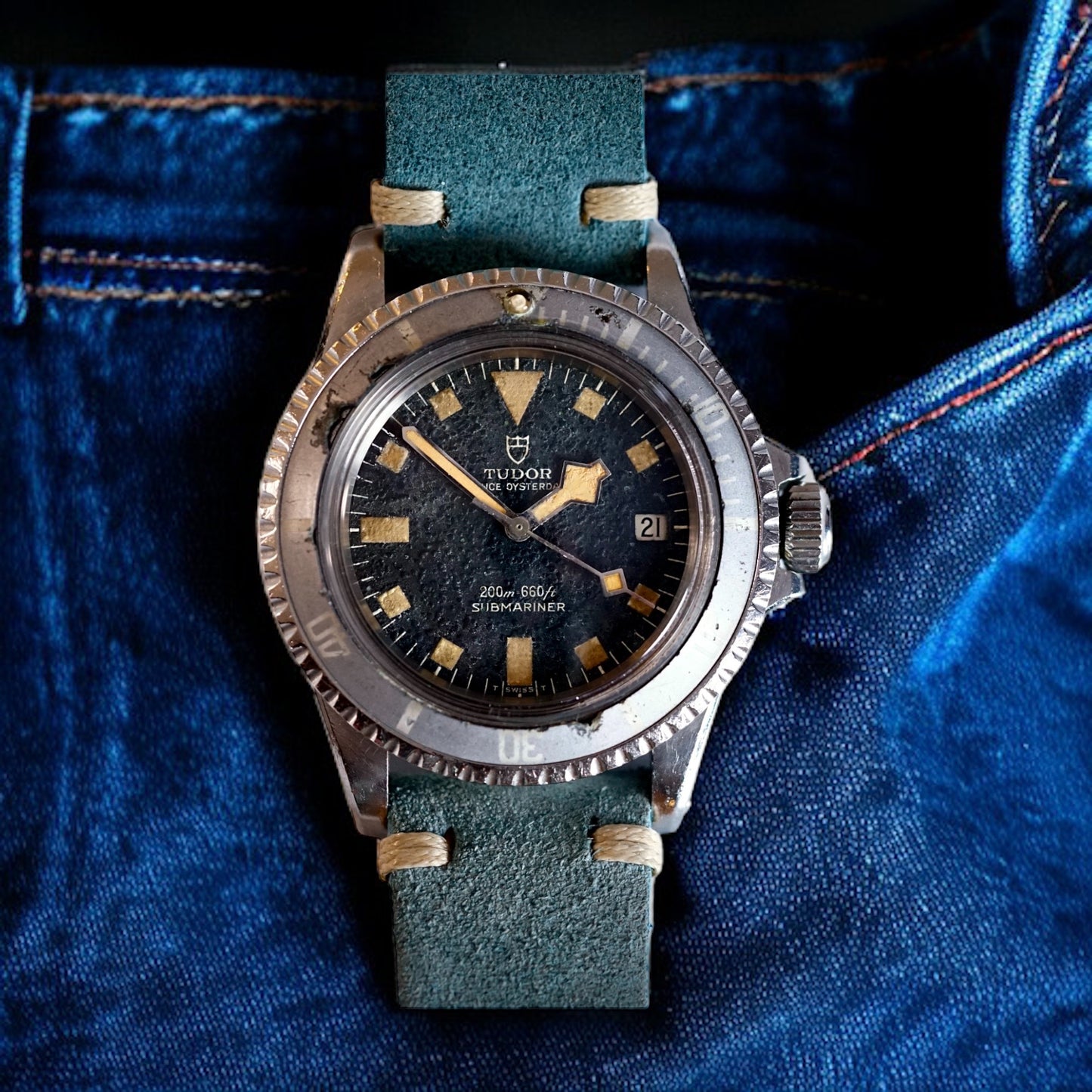 Tudor Submariner Snowflake Submariner 7021/0 Vintage Stunning Patina Dial