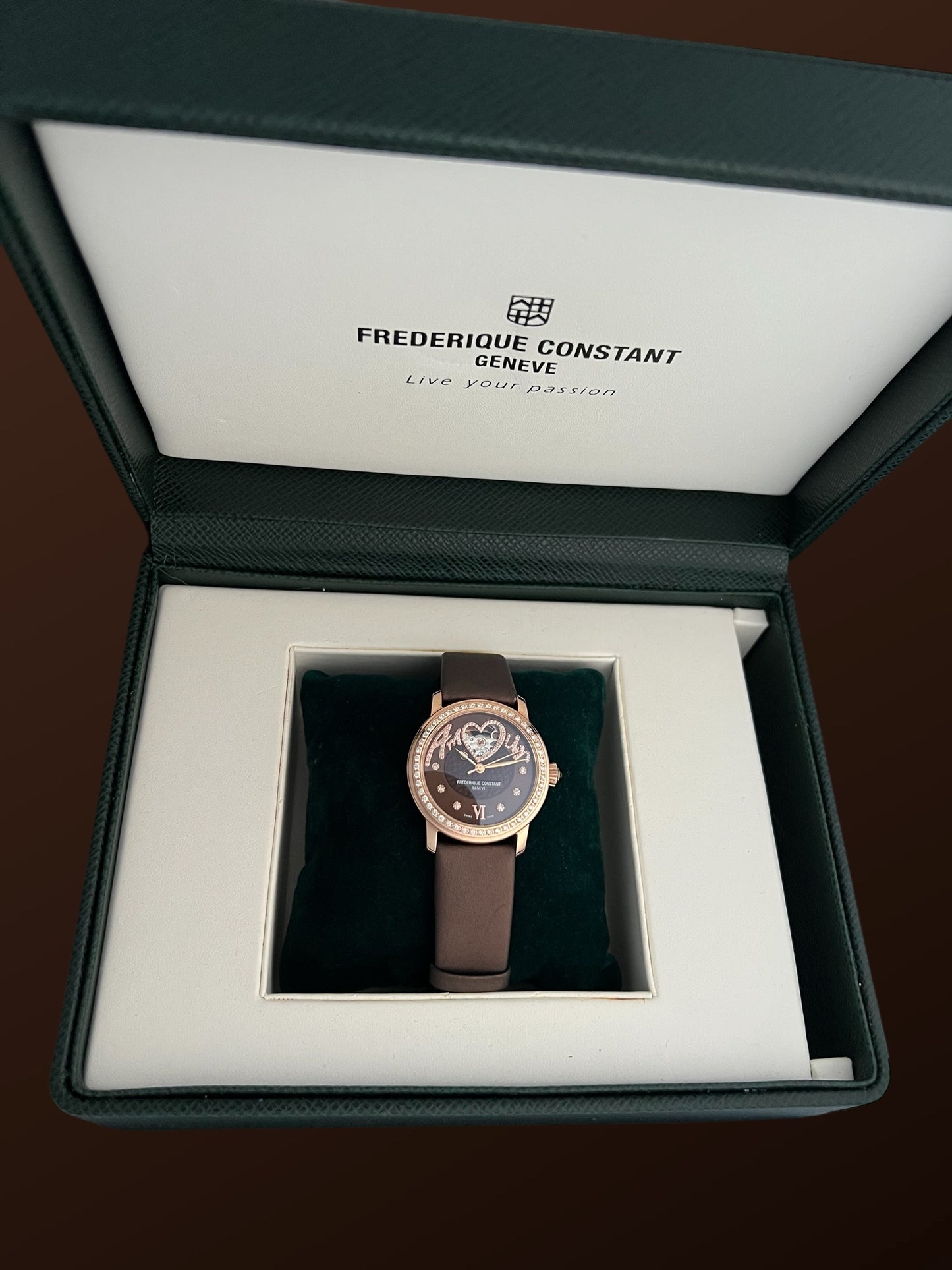Frederique Constant Lady Watch Set with Diamonds New Full Set