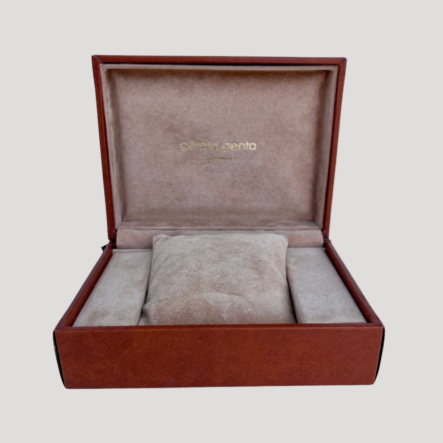 Gerald Genta Leather Box / Boîte /Schachtel
