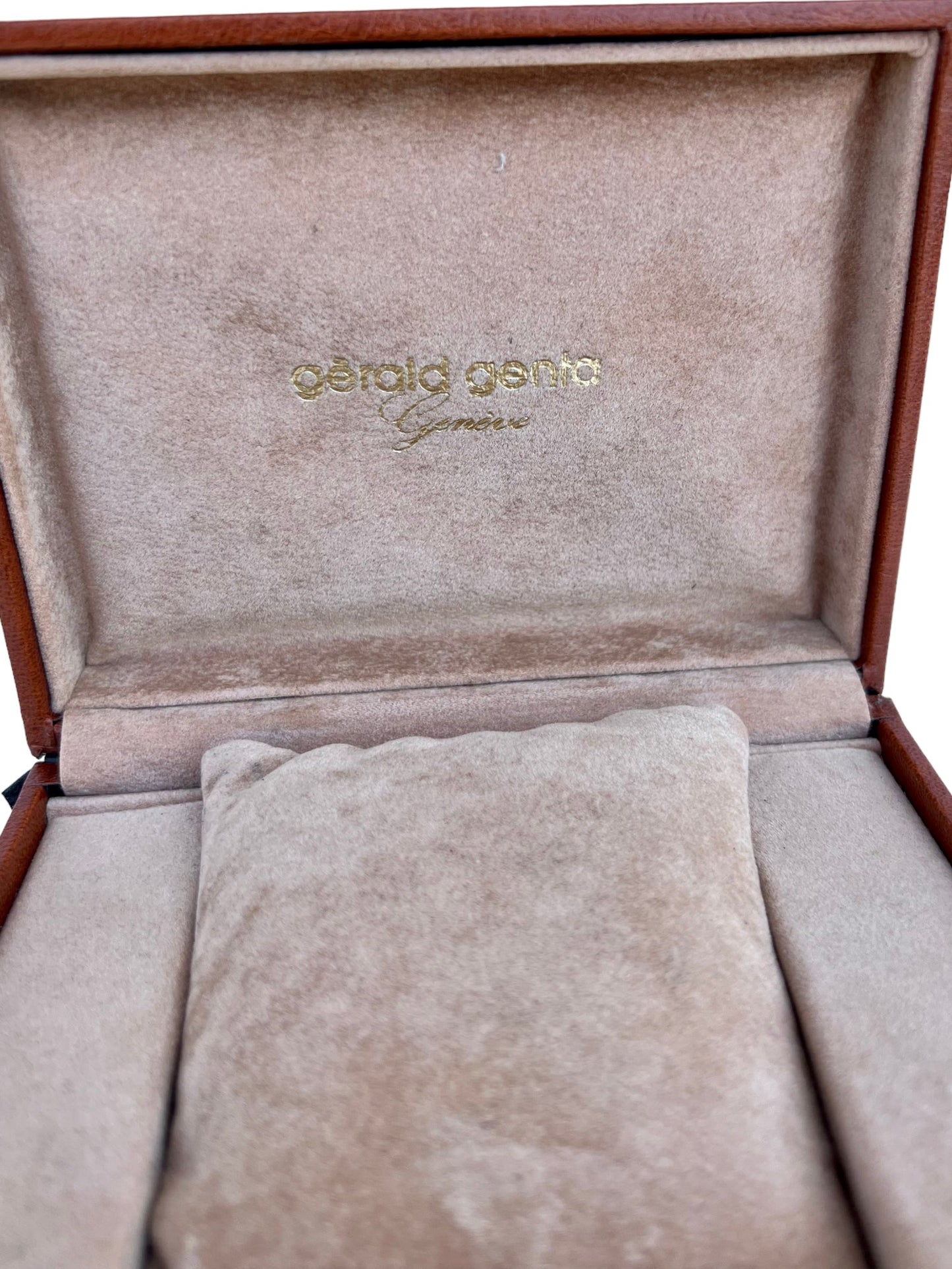 Gerald Genta Leather Box / Boîte /Schachtel