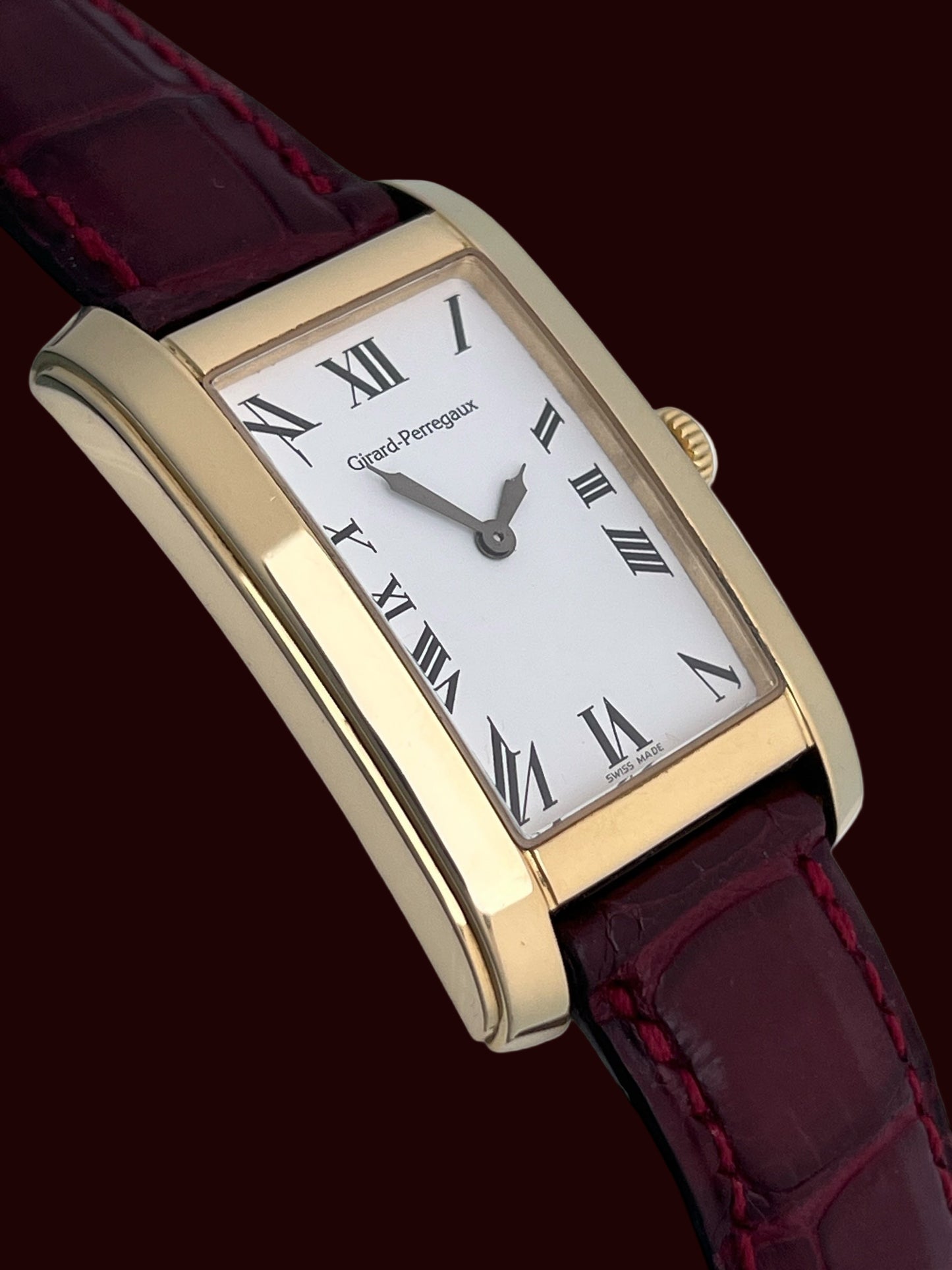 Girard-Perregaux 18k Gold Tank Wristwatch Ref.2532