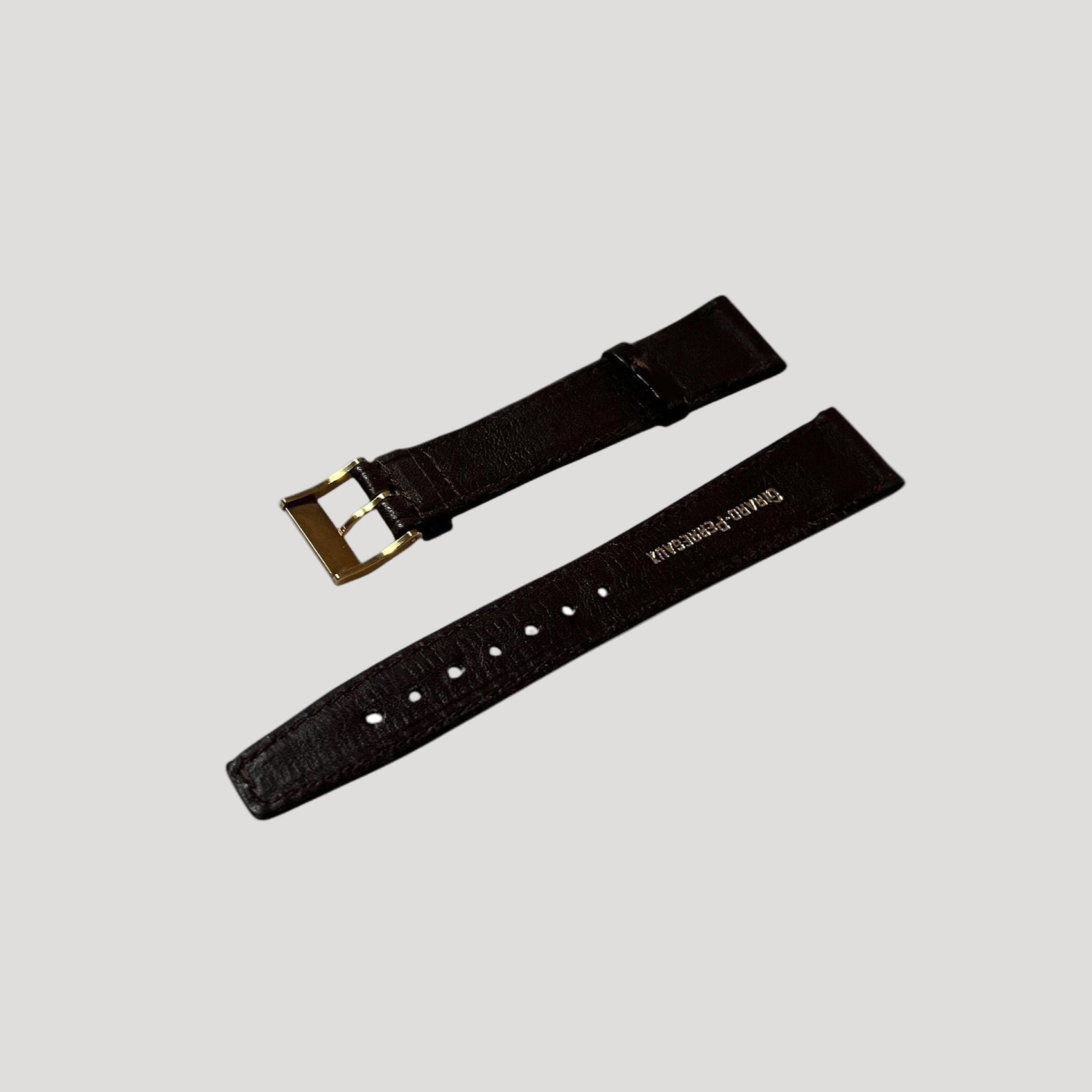 Girard Perregaux New Brown Leather Band / Strap/ Bracelet with buckle 18mm