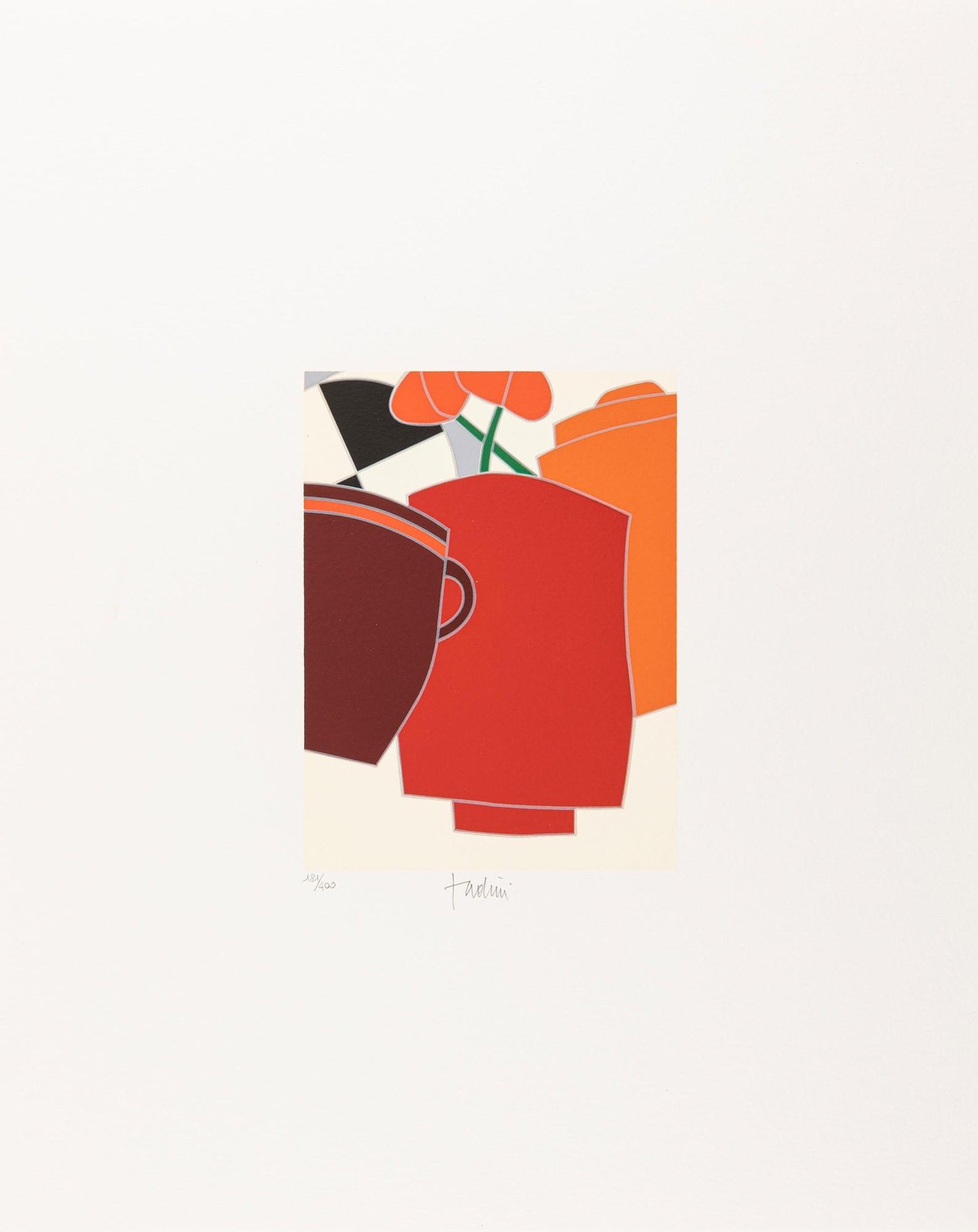 Emilio Tadini, 2 Signed Silkscreen /sérigraphie