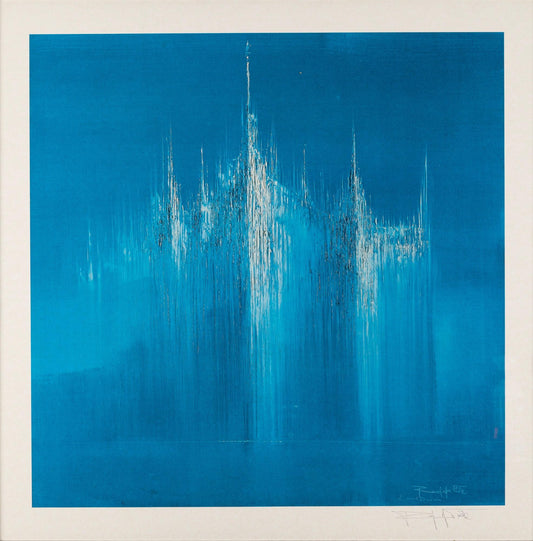 Rodolfo Viola (Milano 1937) - Il mio Duomo' Lithograph Rare
