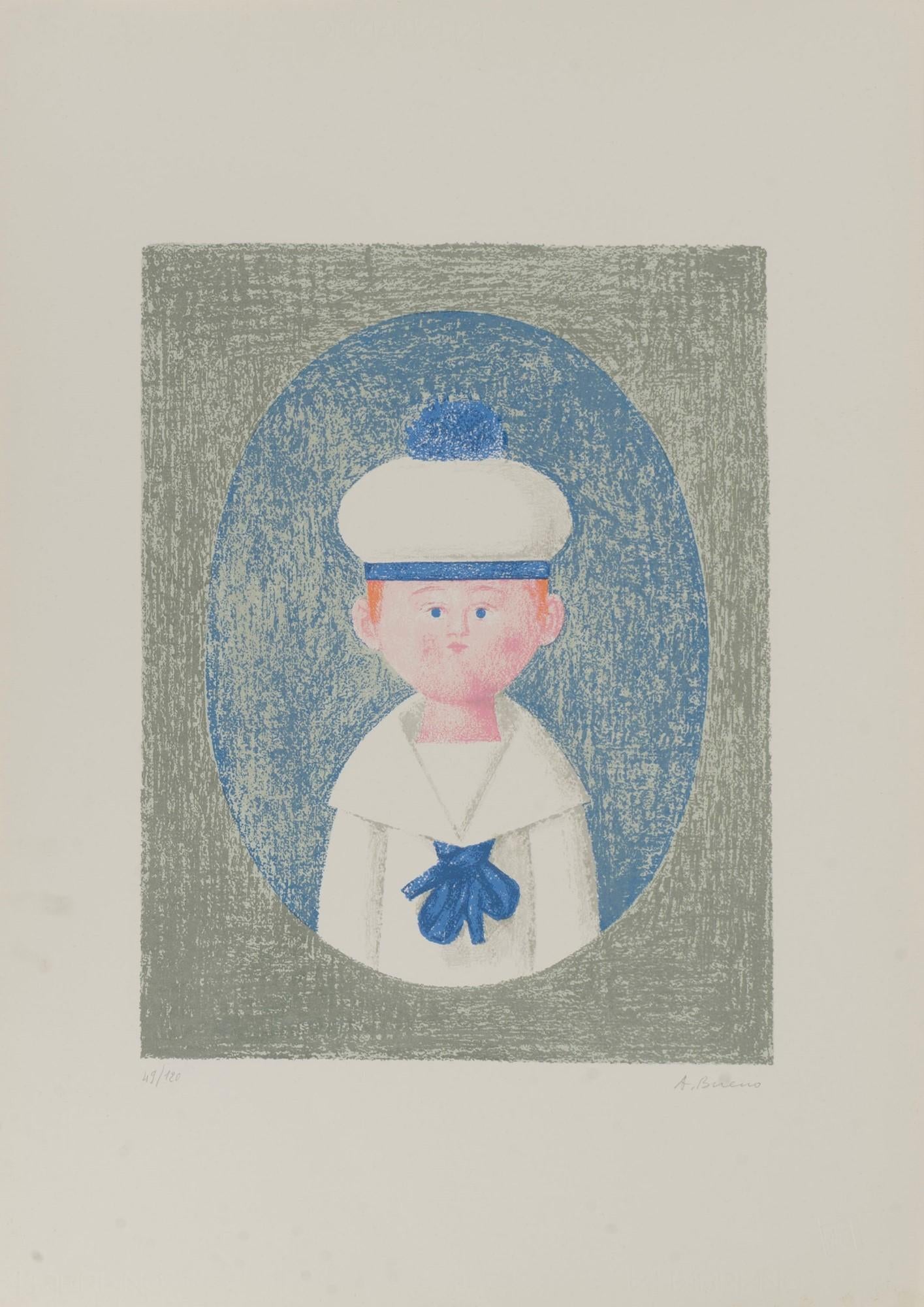 Antonio Bueno - Lithograph 'Marinaretto'