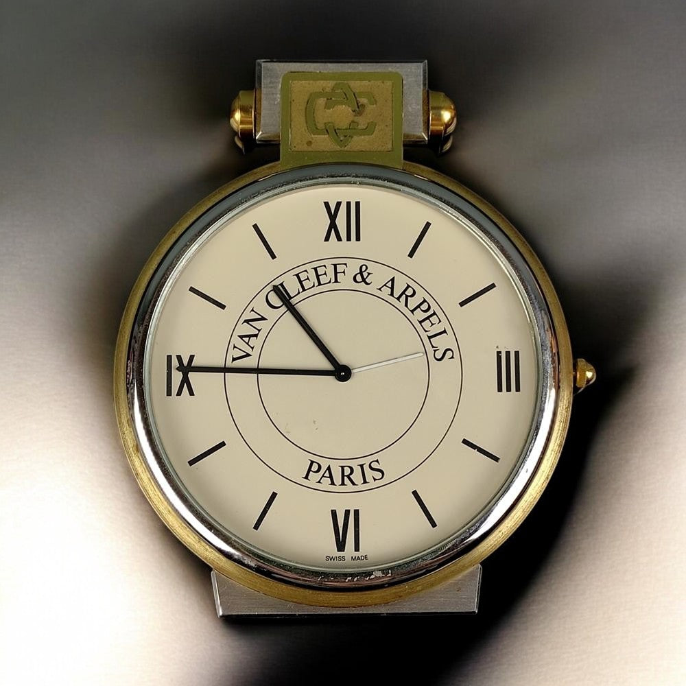 Van Cleff & Arpels Paris Desk Clock Horloge
