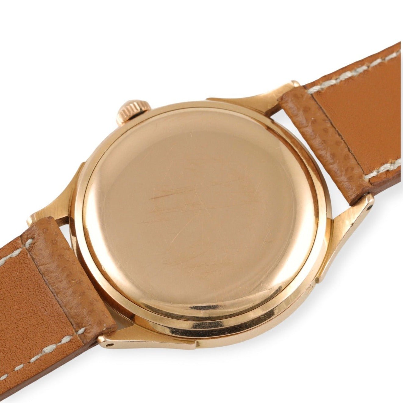 Omega 18k Rose Gold Automatic with bumpers ca 1944