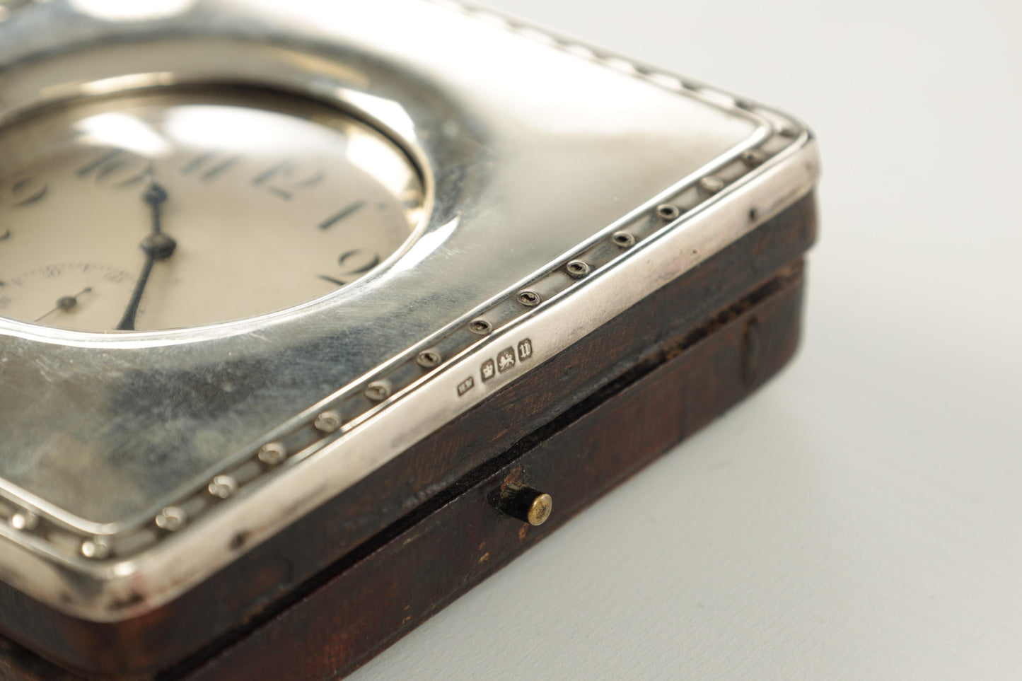 Doxa Vintage Pocket Watch in a Silver Watch Stand early 20c