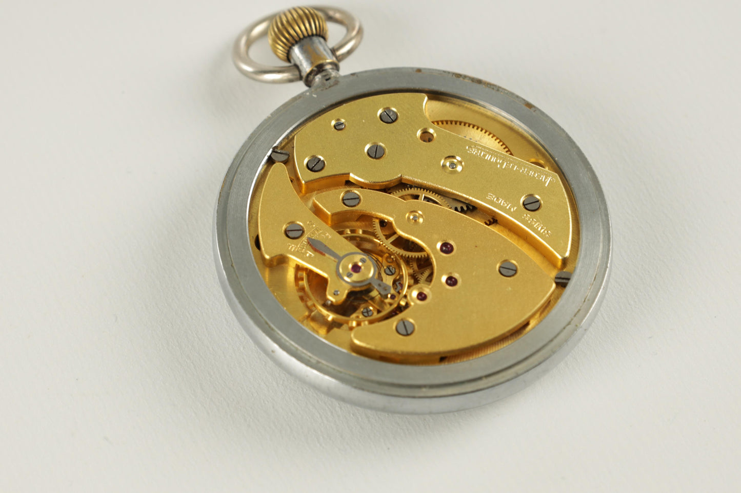 Jaeger-LeCoultre WW2 vintage military open-face pocket watch uhr