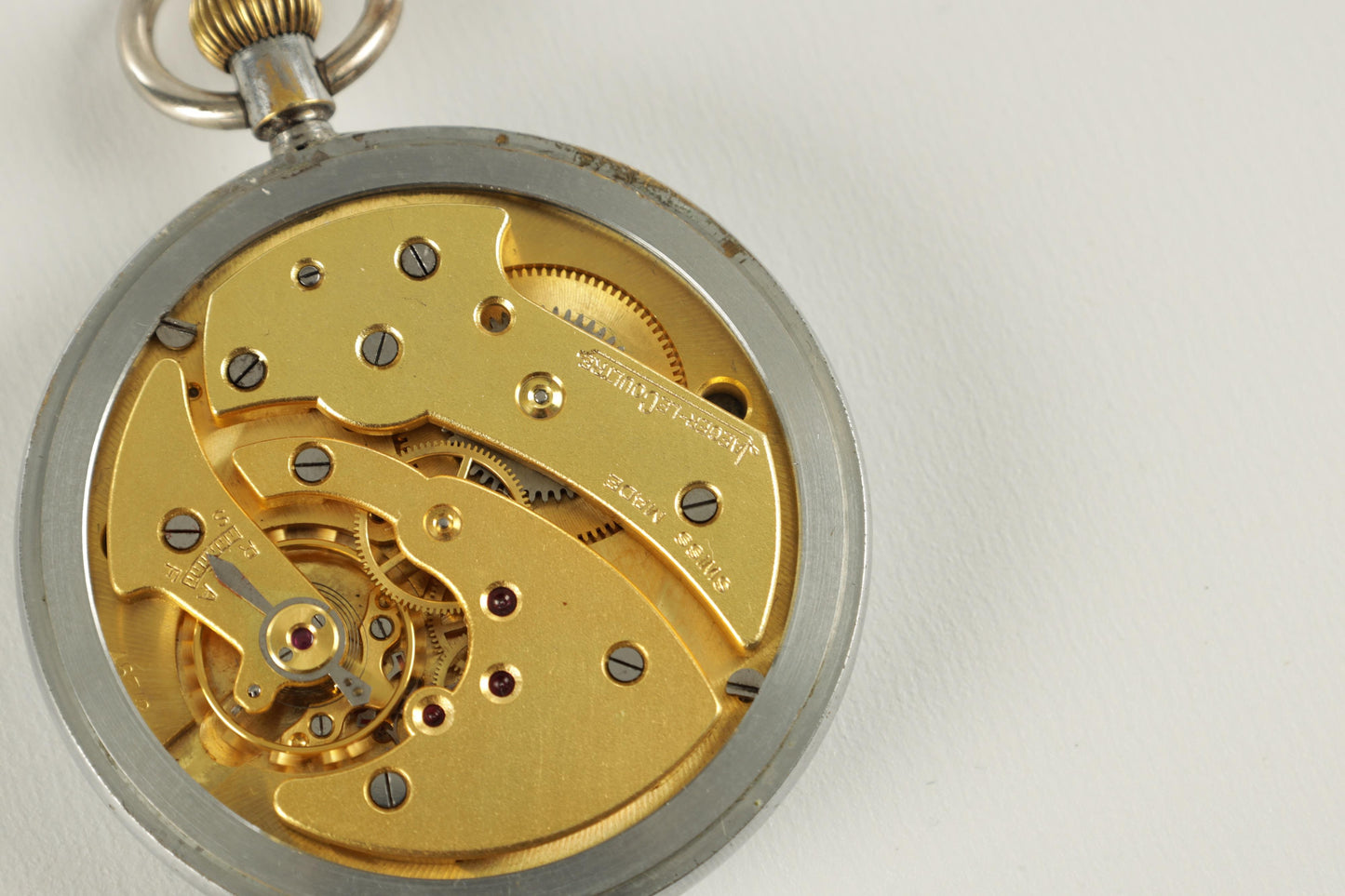 Jaeger-LeCoultre WW2 vintage military open-face pocket watch uhr