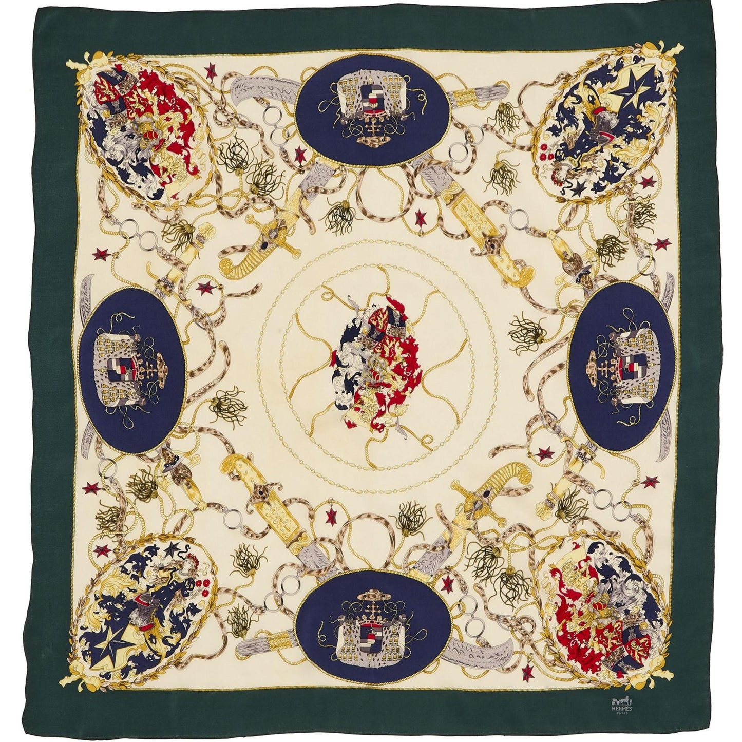 Hermès Paris Silk Scarf/ Schal/ Echarpe 90 cm 24time vstiaire collective