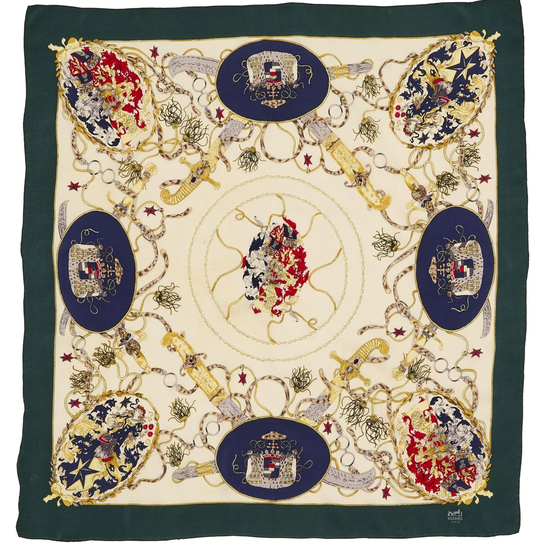 Hermès Paris Silk Scarf/ Schal/ Echarpe 90 cm 24time vstiaire collective