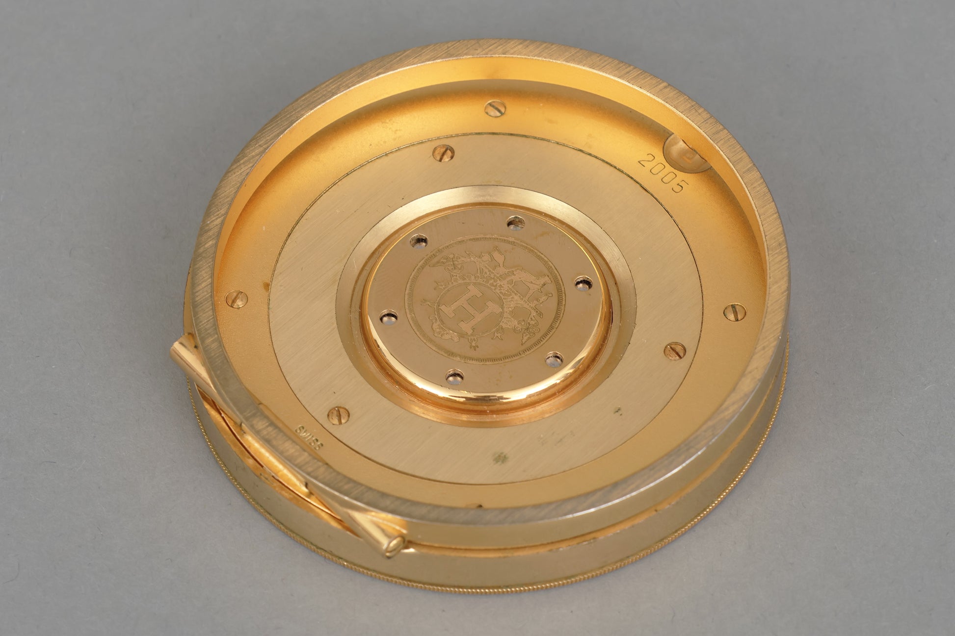 Hermès Travel / Table Clock Horloge Tischuhr with world times