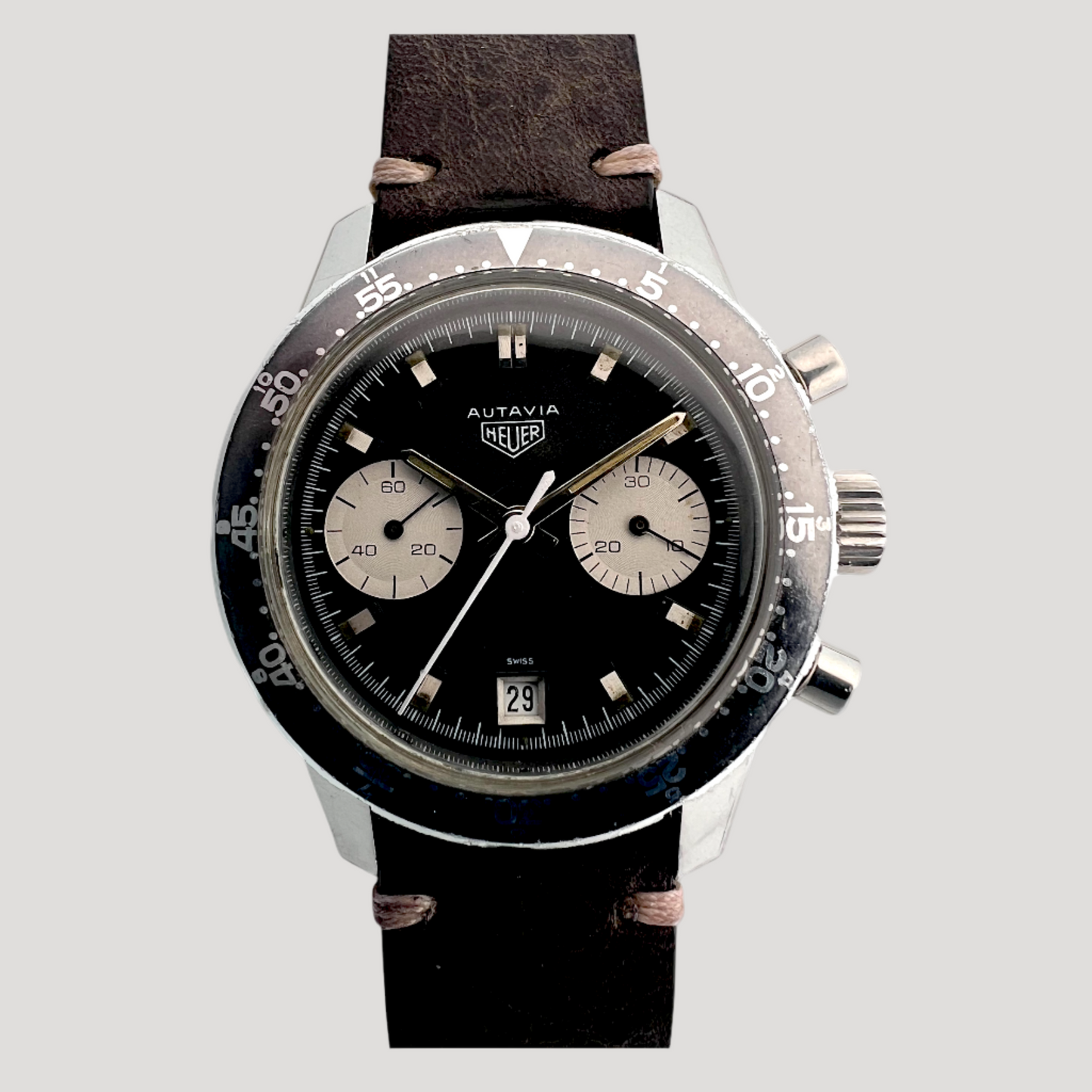 Heuer Autavia Chronograph Inverse Panda Dial Ref.7863