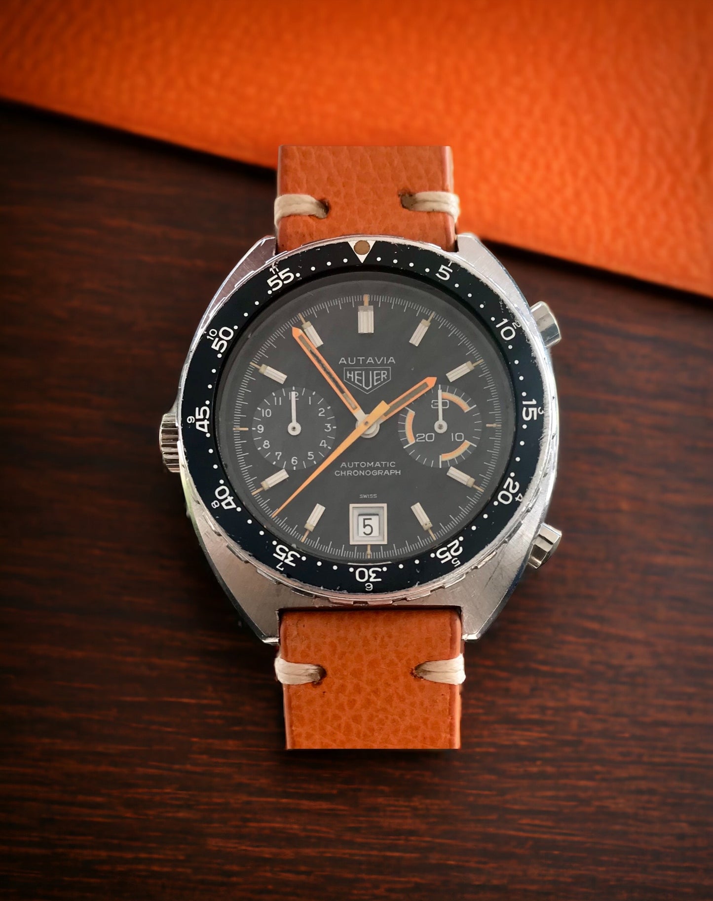 Heuer Autavia Orange Boy Vintage Reference 11630