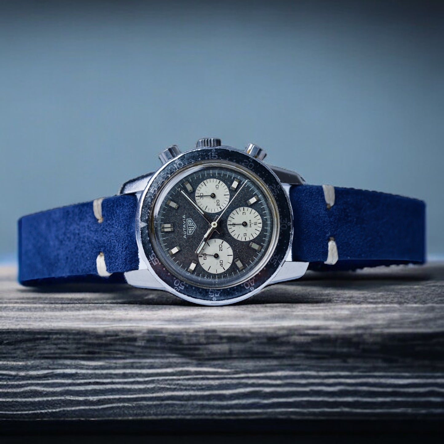 Heuer Autavia Ref. 2446 C Vintage Chronograph Rare