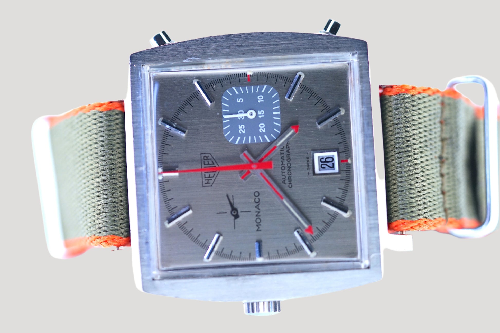 Heuer Monaco Grey