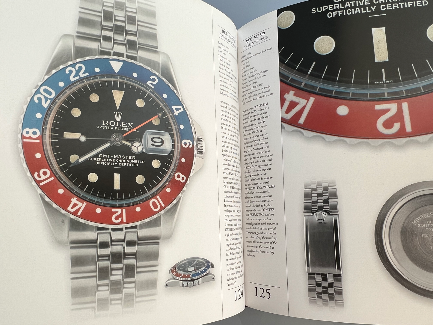 Rolex GMT Master by Guido Mondani Hardcover Large Discontinued Book / Livre/ Buch/Libro Rare'