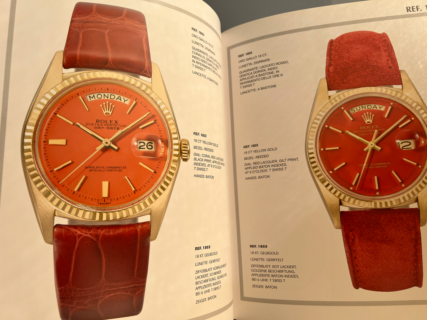 Rolex Day-Date by Guido Mondani Large Book / Livre/ Buch/Libro Rare'