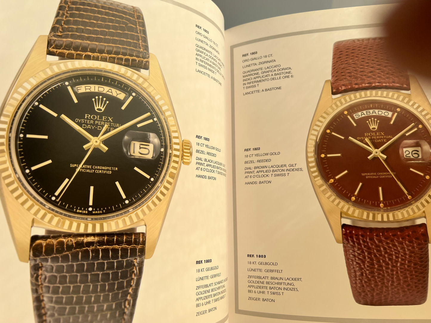 Rolex Day-Date by Guido Mondani Large Book / Livre/ Buch/Libro Rare'