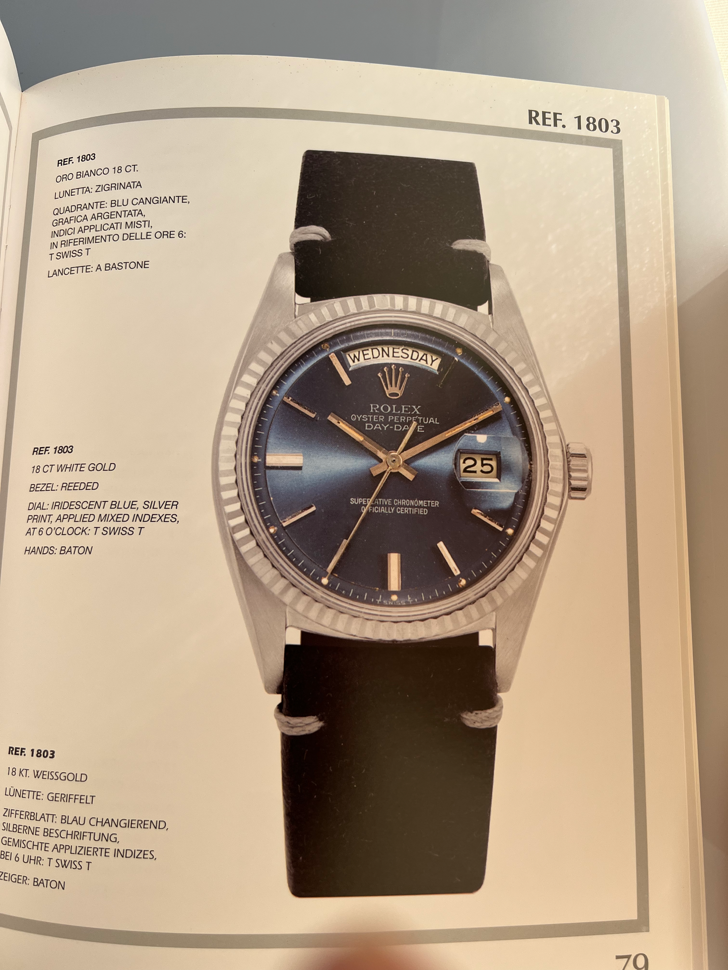 Rolex Day-Date by Guido Mondani Large Book / Livre/ Buch/Libro Rare'