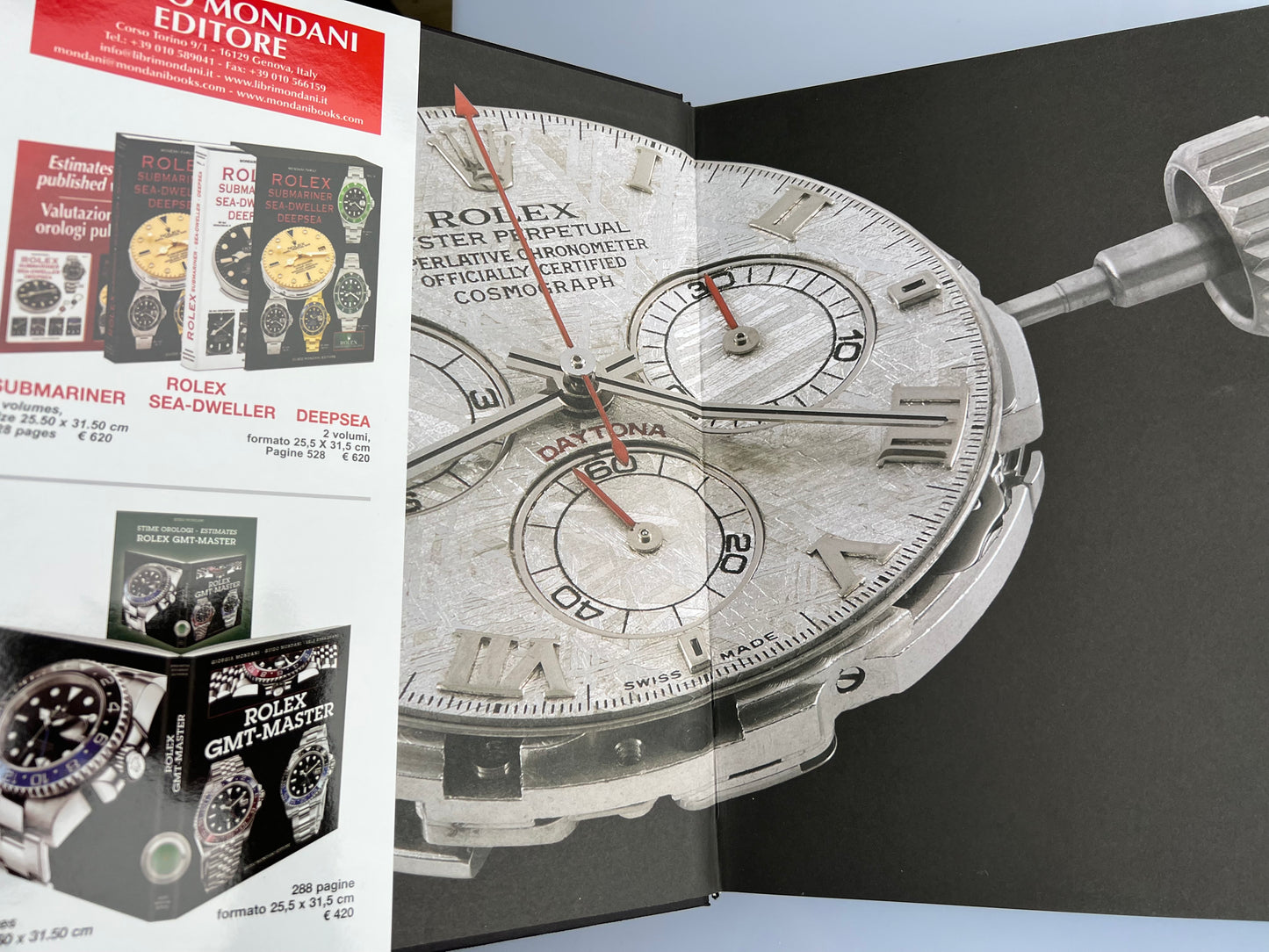 Rolex Daytona by Guido Mondani Large Hardcover Book / Livre/ Buch/ Libro Rare'