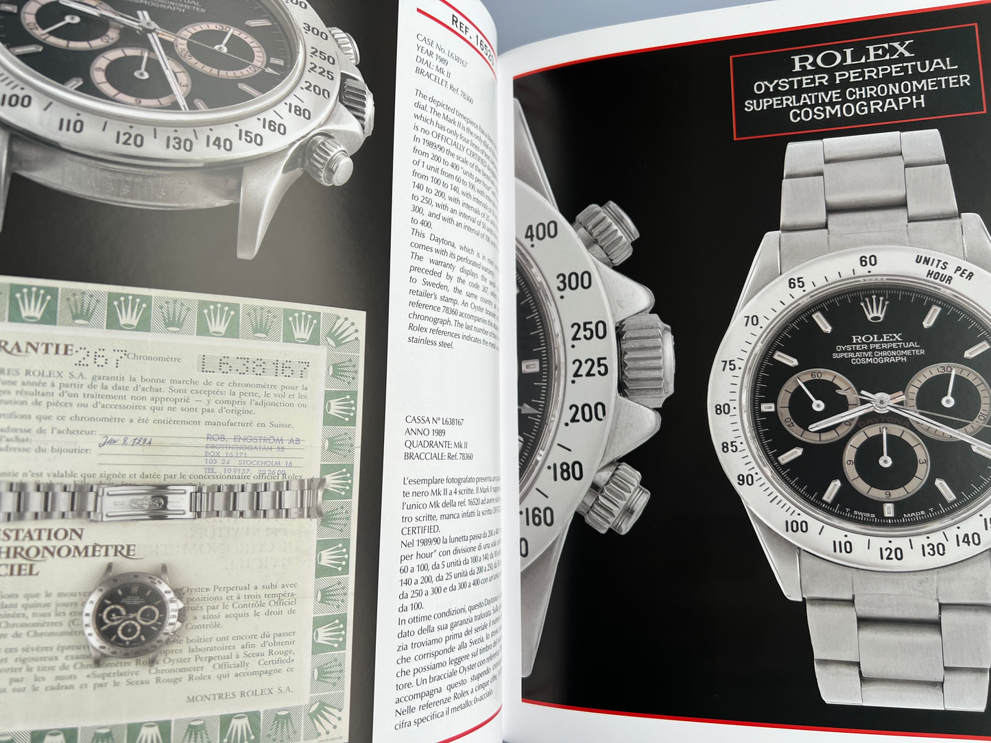 Rolex Daytona by Guido Mondani Large Hardcover Book / Livre/ Buch/ Libro Rare'