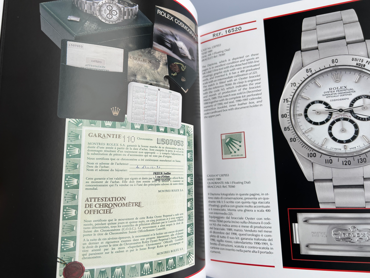 Rolex Daytona by Guido Mondani Large Hardcover Book / Livre/ Buch/ Libro Rare'