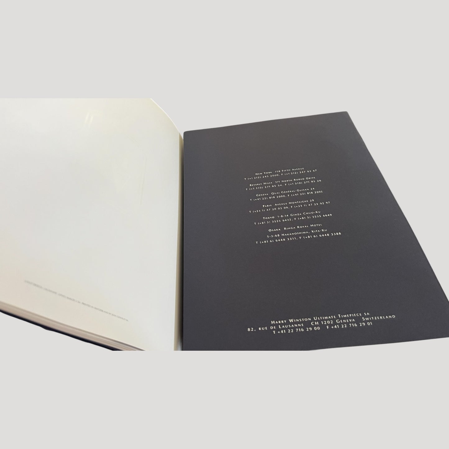 Harry Winston New Rare. Book / Livre. / Buch, Rare Timepieces