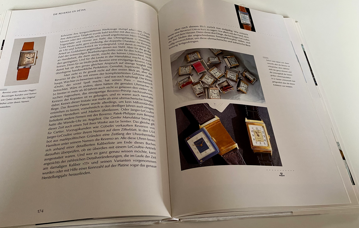 Jaeger-LeCoultre Reverso Book / Buch in German by Manfred Fritz