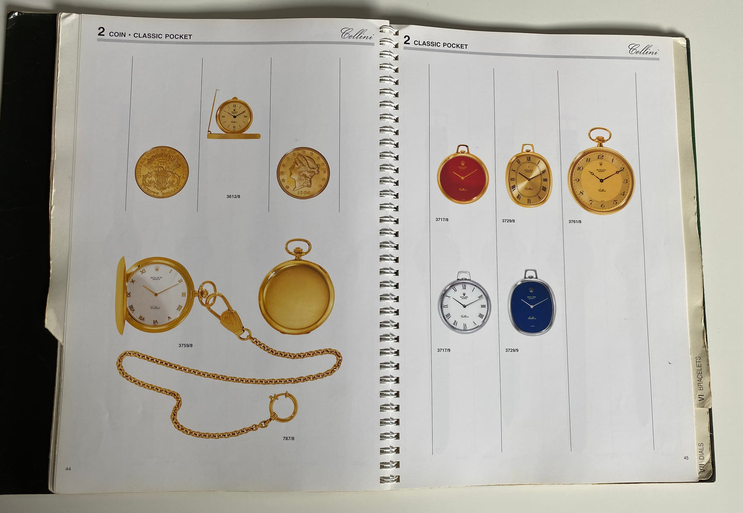 Rolex General Catalogue 1997 for Official Retailer Very Rare with all Dialls, Bracelets details