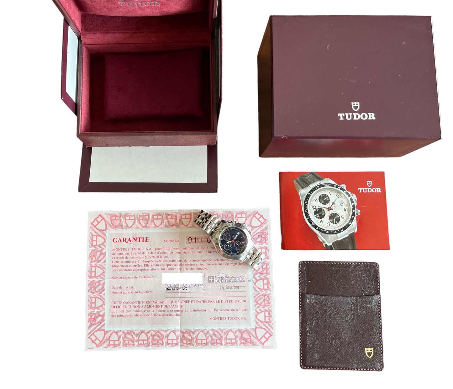 Tudor Chronautic Automatic Chronograph Ref. 79380 Blue Dial Full Set Mint'