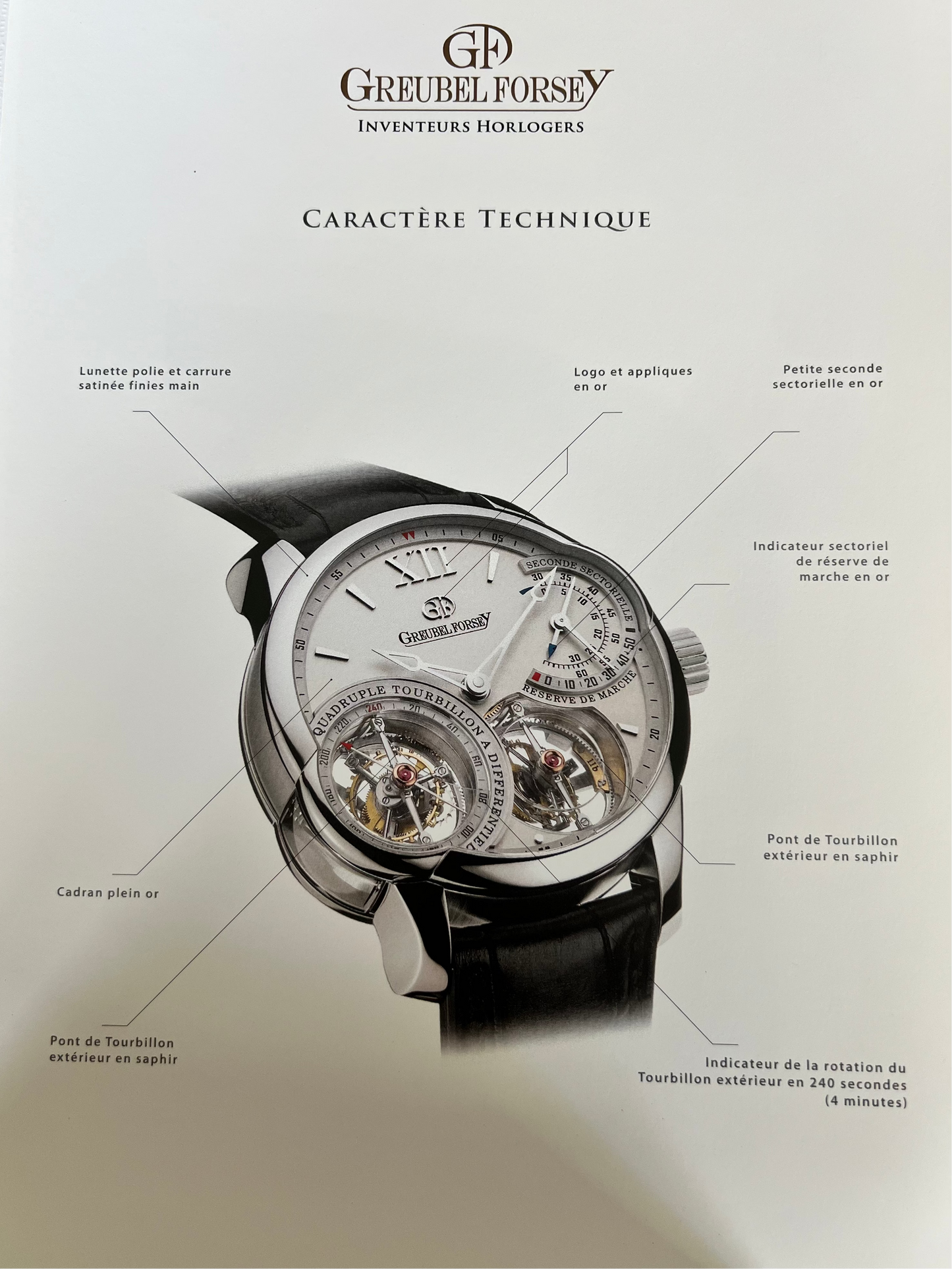 Greubel.Forsey Quadruple Tourbillon Unfold Catalogue