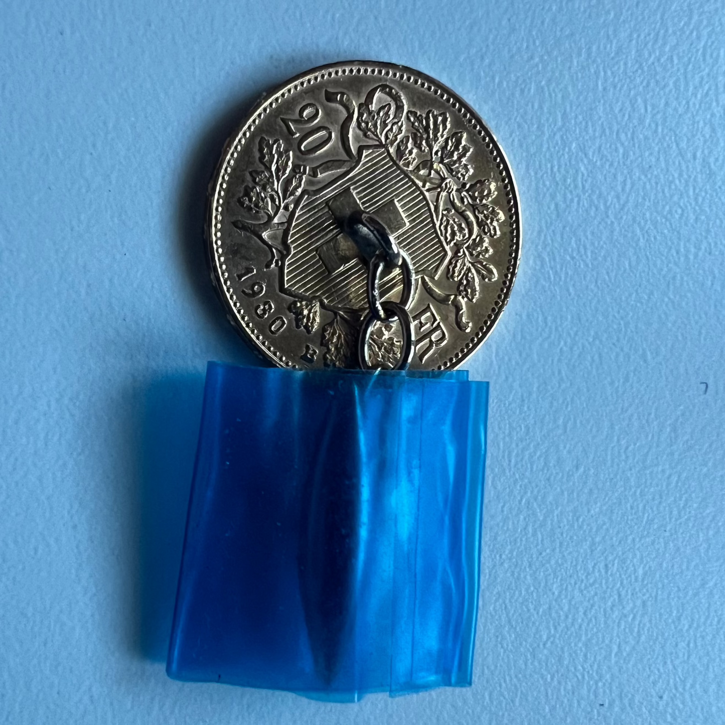 21.6 K Gold Vreneli Helvetia Coin Cufflinks / Boutons manchettes /Manschettenknöpfe Rare