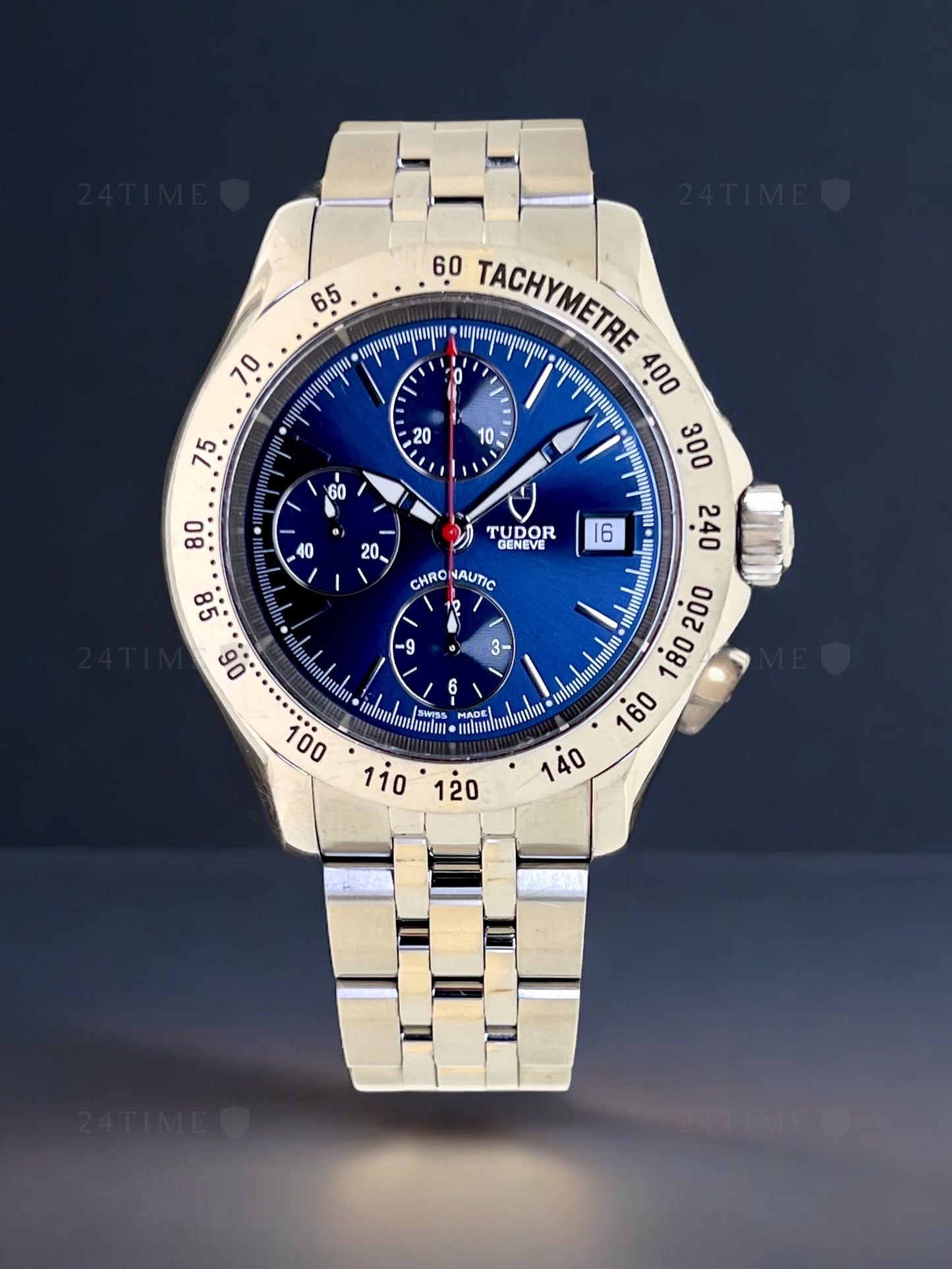 Tudor Chronautic Automatic Chronograph Ref. 79380 Blue Dial Full Set Mint'