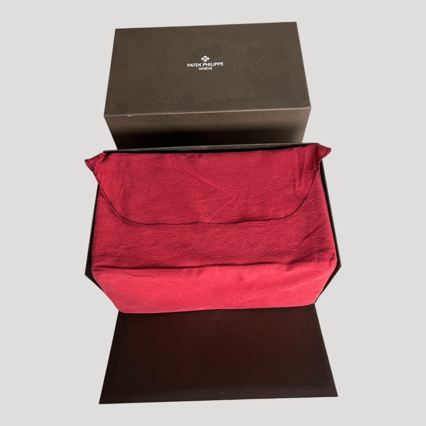 Patek Philippe Large Double Deck Wood Box / Boîte /Uhrenbox Complication Perpetual Extremly Rare