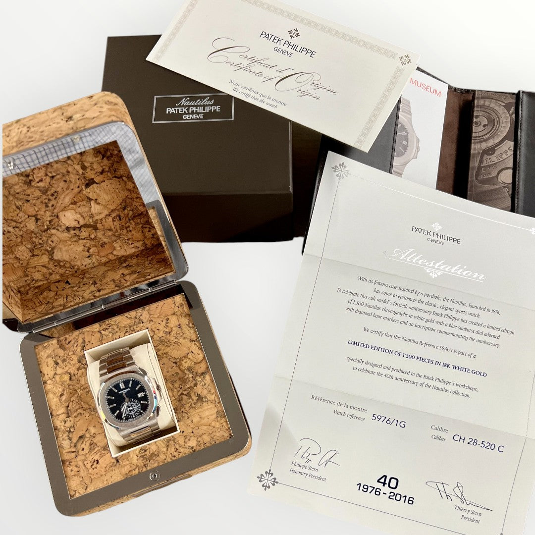 Patek Philippe Nautilus Ref. 5976/1G 40th Anniversary Nautilus collection