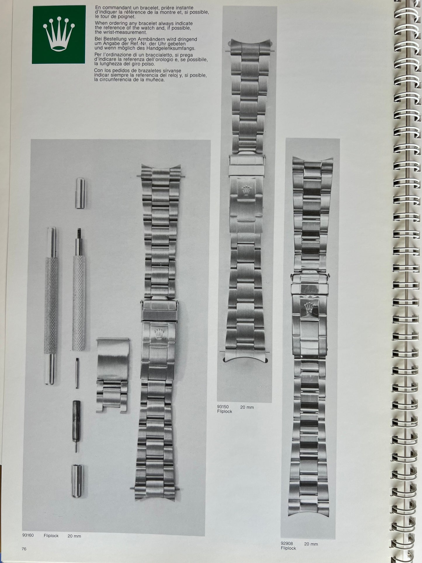 Rolex Vintage Catalog / Katalog 1985-1986 Rare