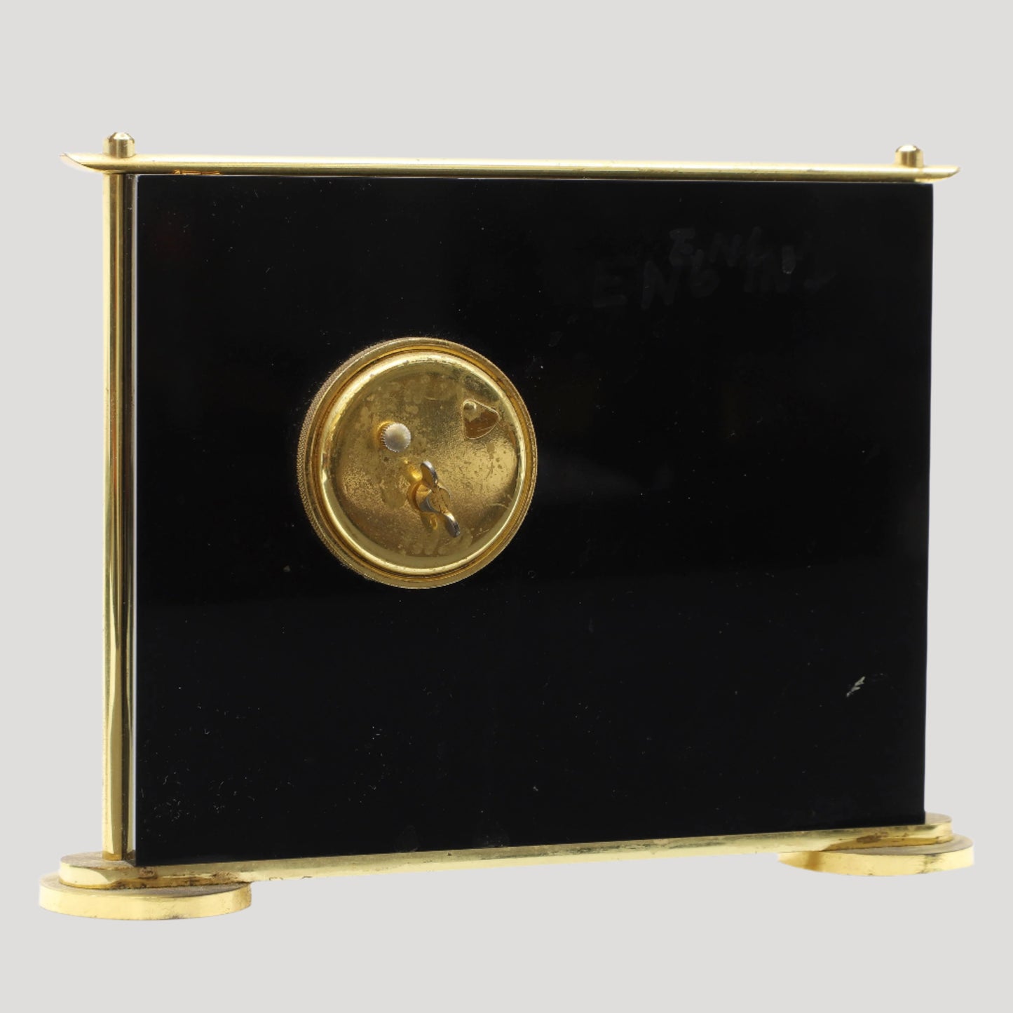 Jaeger-LeCoultre Marina Artwork Desk Clock 1970' Rare