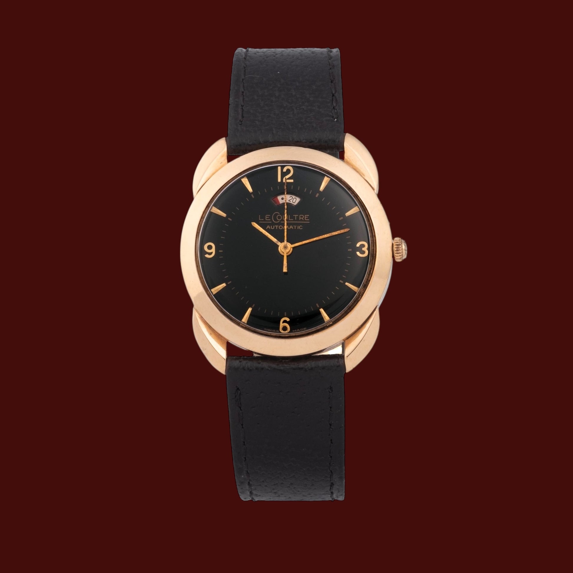 Jaeger-LeCoultre Rose Gold Power Reserve Fancy Lugs Vintage 1960' Archive Extract