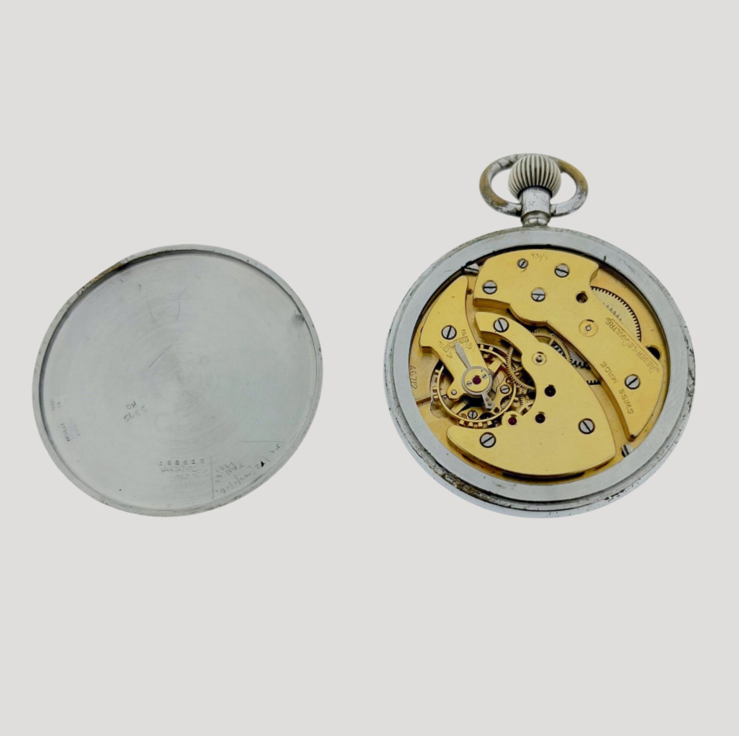 Jaeger LeCoultre WW2 issue General Service Trade Pattern military open-face pocket watch