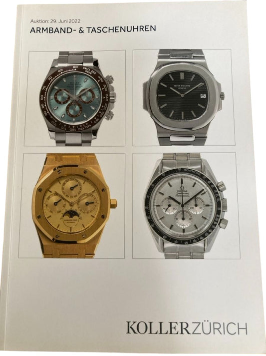 Koller Auction New Catalog Catalogue Rare on Rolex Patek Audemars