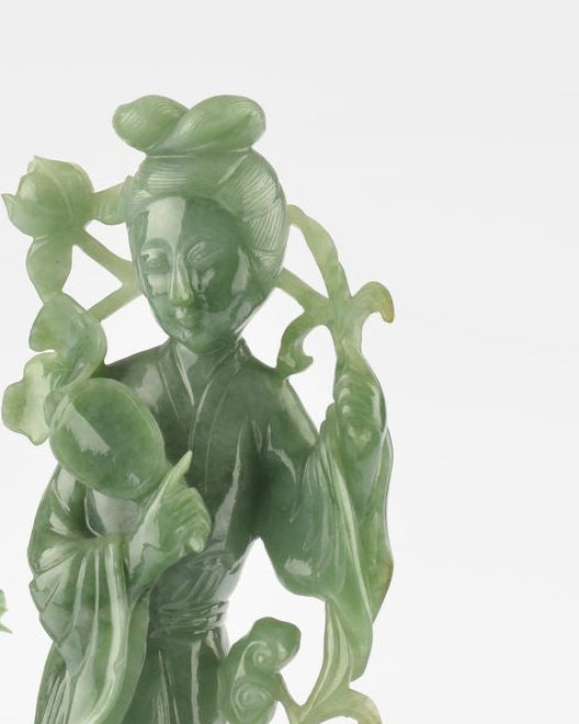 Kwanin jade sculpture, fine art, 24time