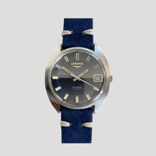 Longines Admiral Ultronic Vintage Ref. 2332 Blue Dial Archives extract