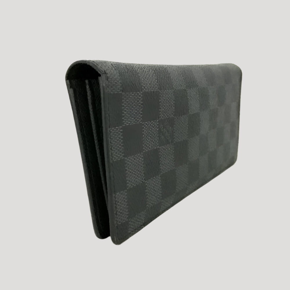 Louis Vuitton Damier Graphite Zippy Zip around black long wallet / portefeuille /Portemonnaie