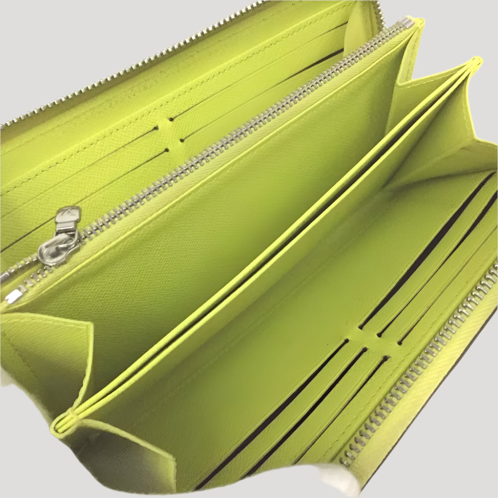 Louis Vuitton Epi pistache leather Zippy long wallet / portefeuille / purse