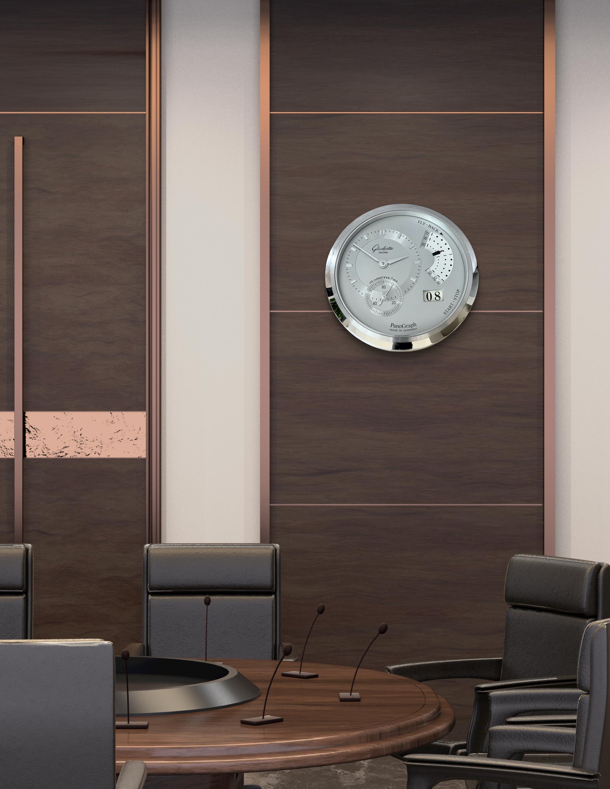 Official Retailer’s Glashütte Panograph Perpetual Calendar Extremely Rare