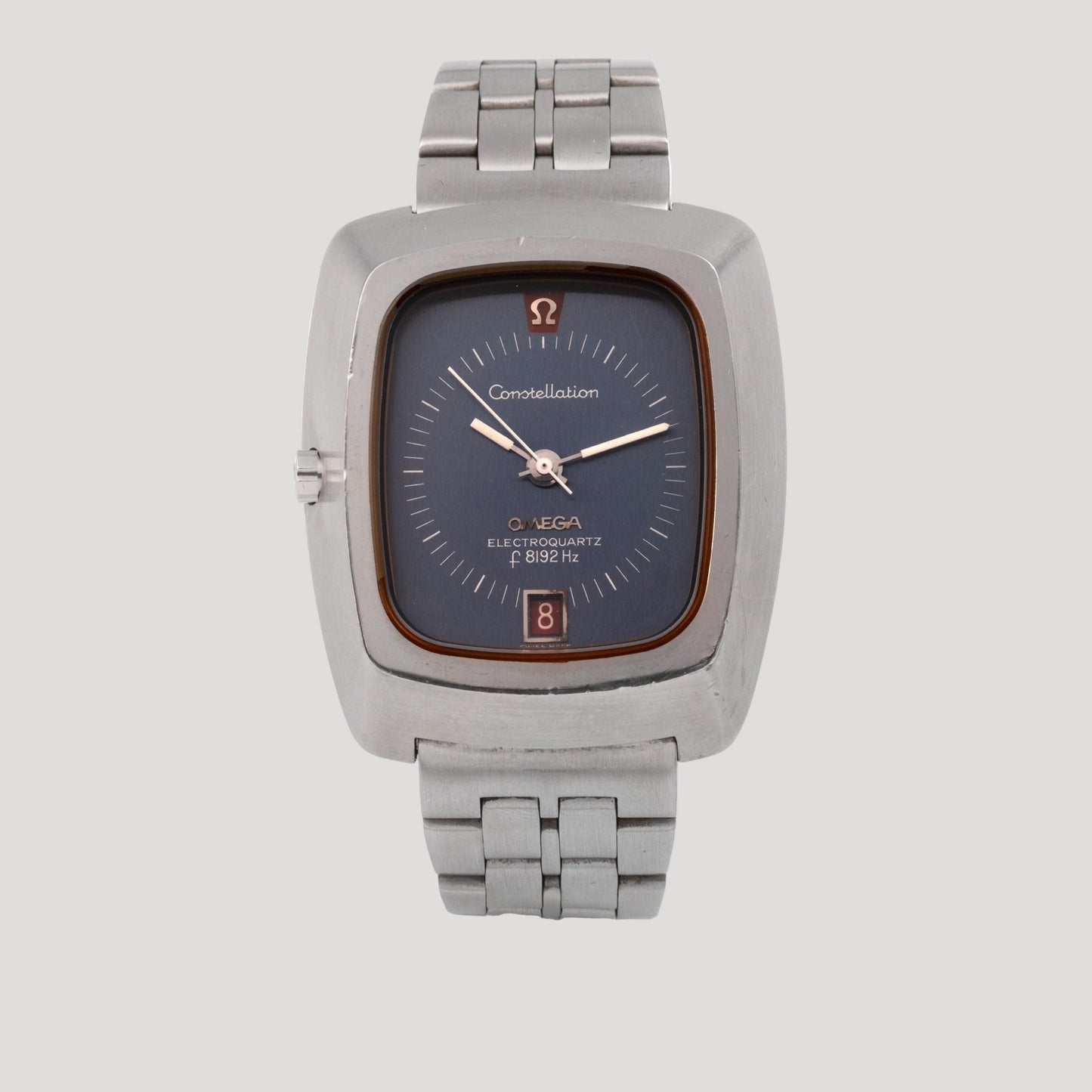 Omega Constellation F 882 Hz Steel Wristwatch Ref. 196.005 ca 1980'