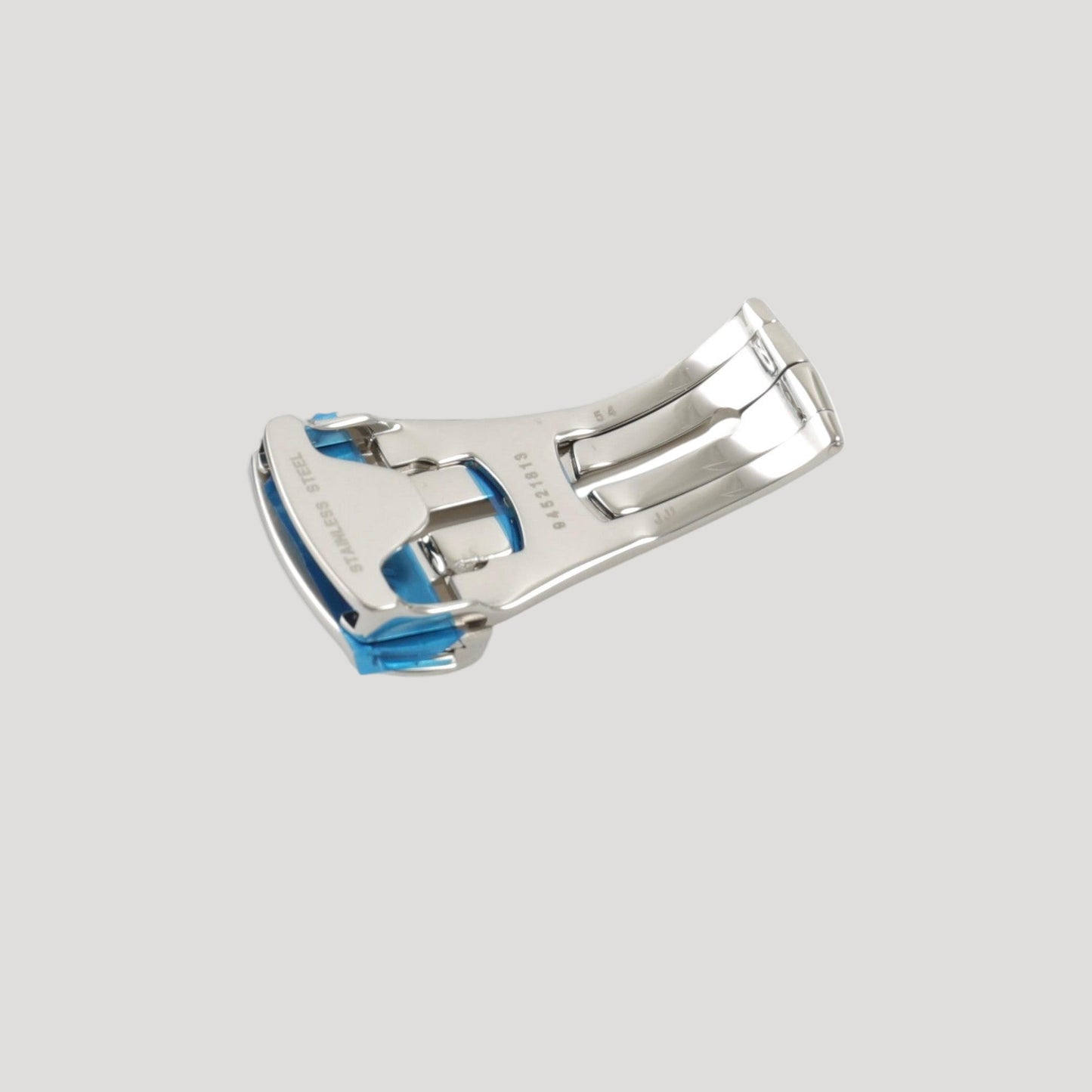 Omega New with stickers Stainless Steel Secured Folding Clasp Buckle Boucle Faltschließe 18mm