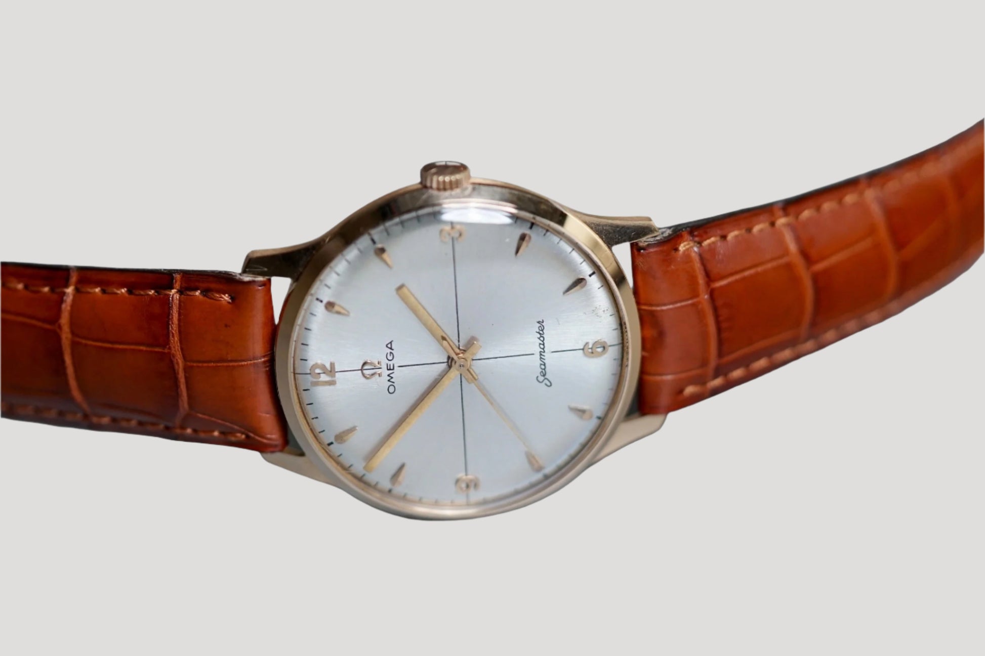 Omega Seamaster 18k Gold Vintage